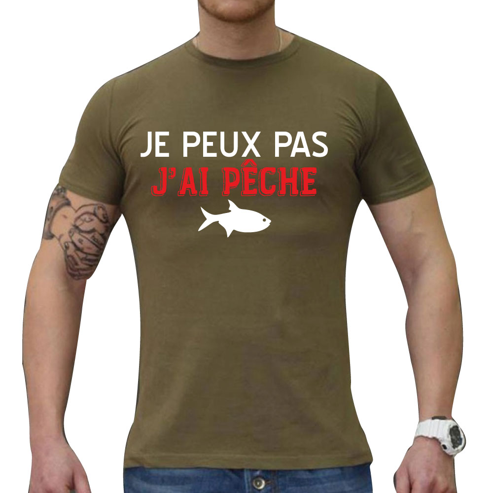 t-shirt pêche