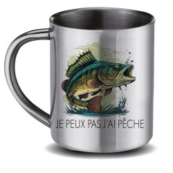 Mug inox pêche