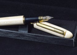 stylos bois plume gravés avec prénom