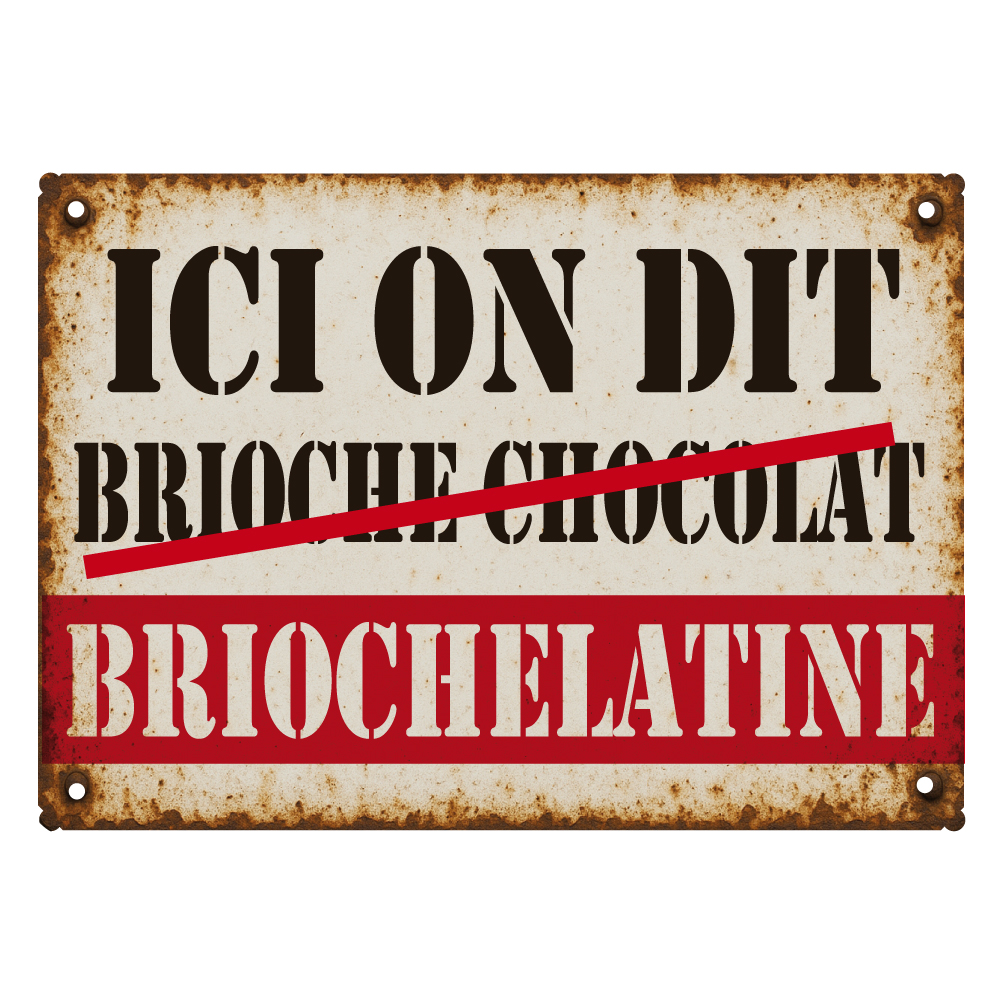 plaque de rue humoristique