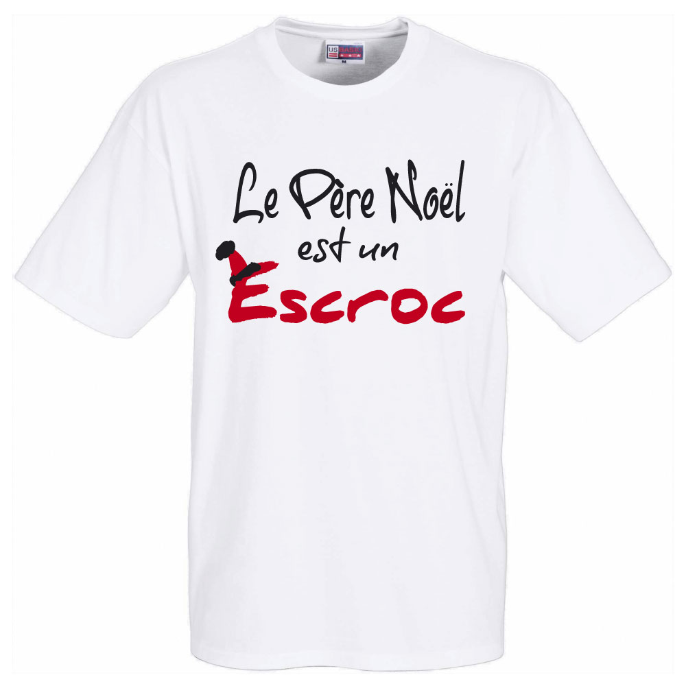 T shirt noel Pere noel humour - Pour Femme