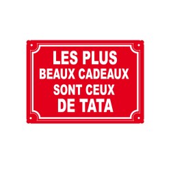 plaque de rue humoristique