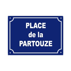 plaque de rue humoristique