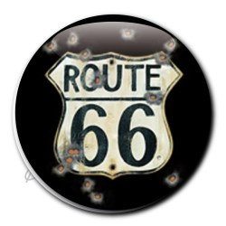 Badge pin's bobber choppers route 66