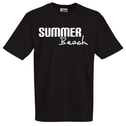 t-shirt-noir-summer-beach